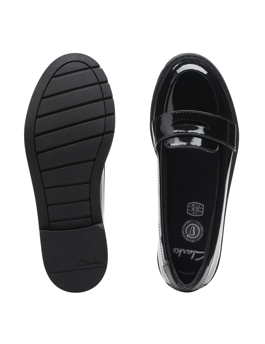 Kids' Patent Leather Slip-On Loafers (13 Small - 2½ Large) 5 of 8