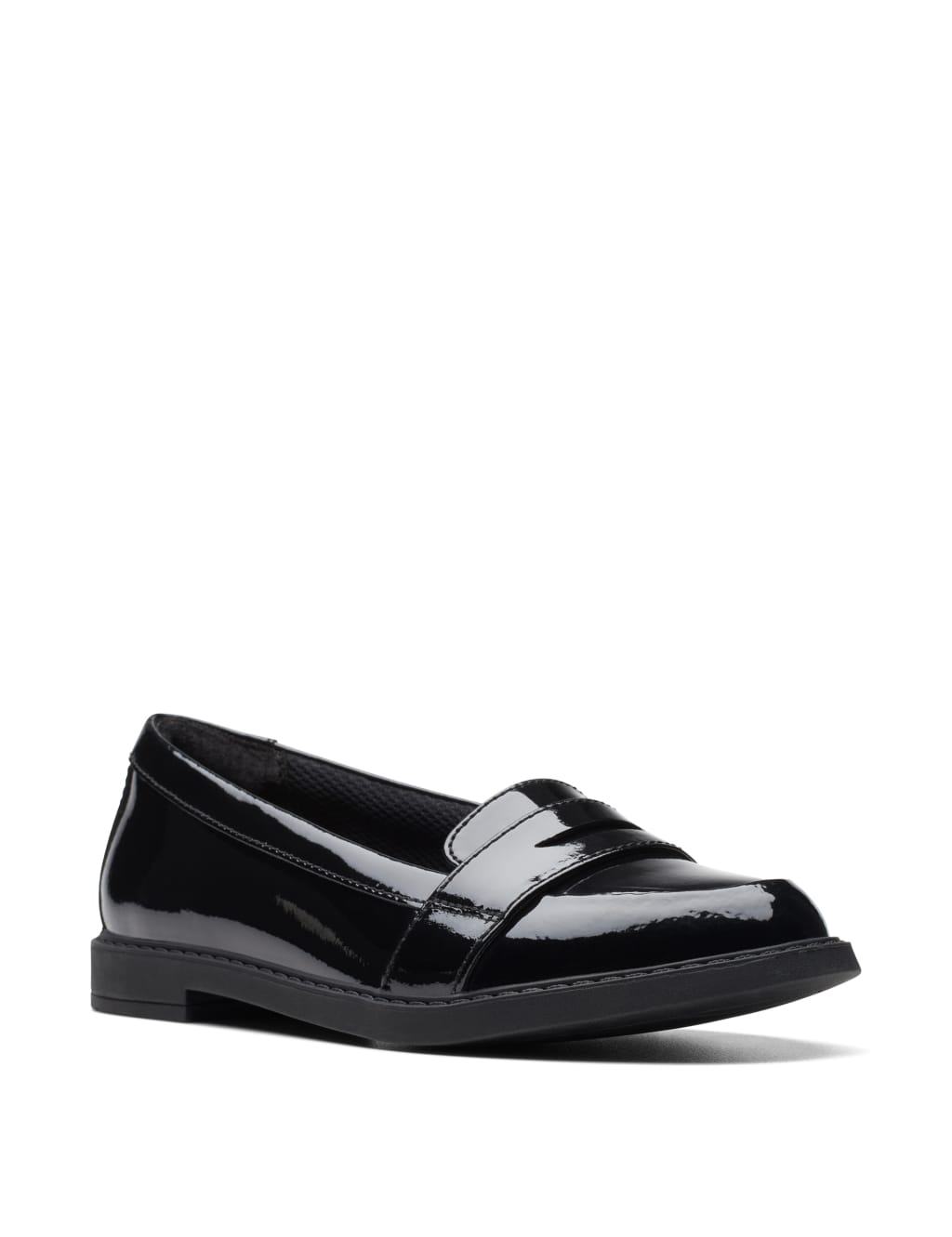 Kids' Patent Leather Slip-On Loafers (13 Small - 2½ Large) 2 of 8