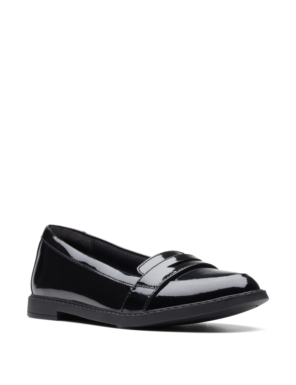 Kids' Patent Leather Slip-On Loafers (3 Small - 8 Small) 2 of 8
