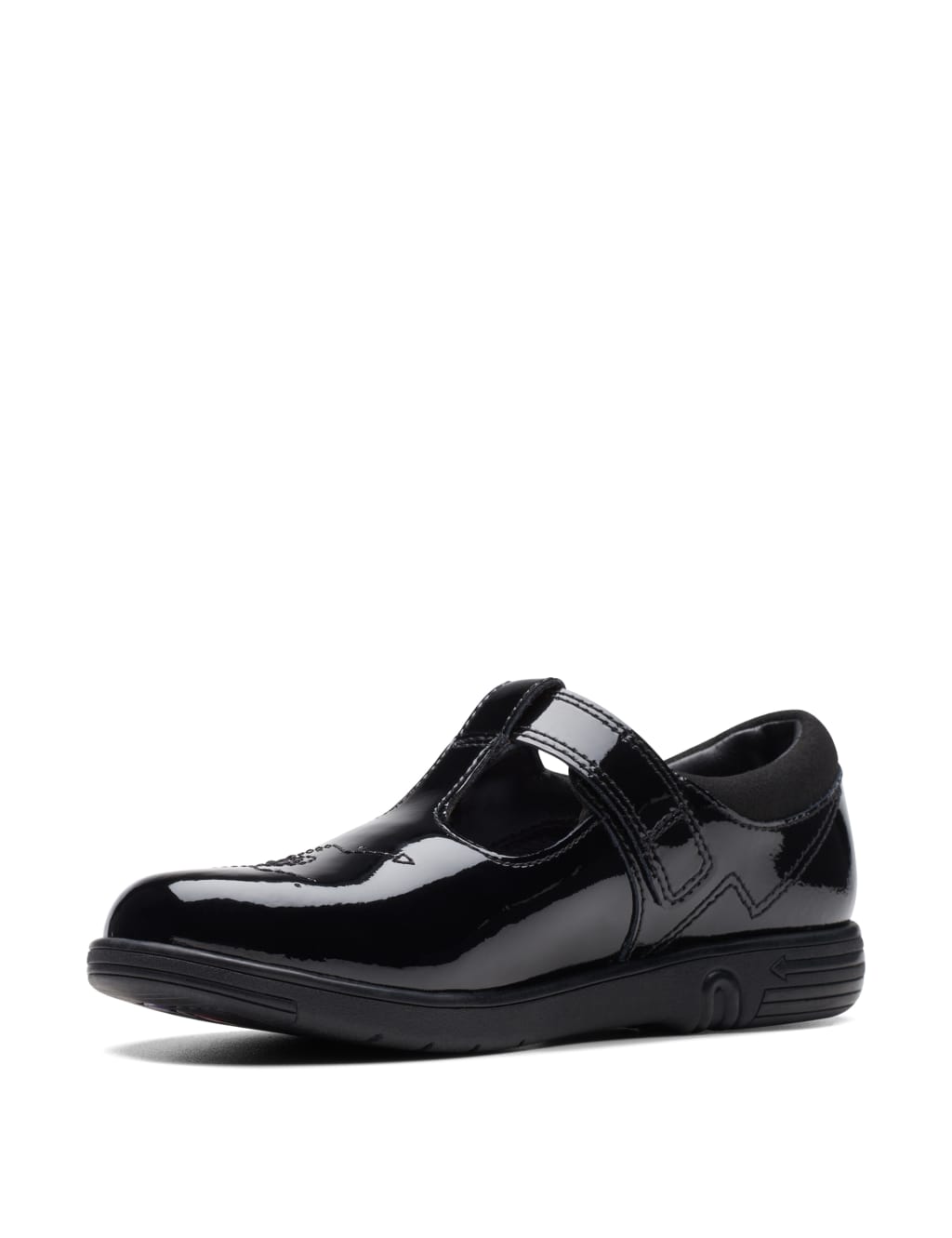 Kids' Patent Leather Riptape T-Bar Shoes (8 Small - 4 Large) 3 of 7