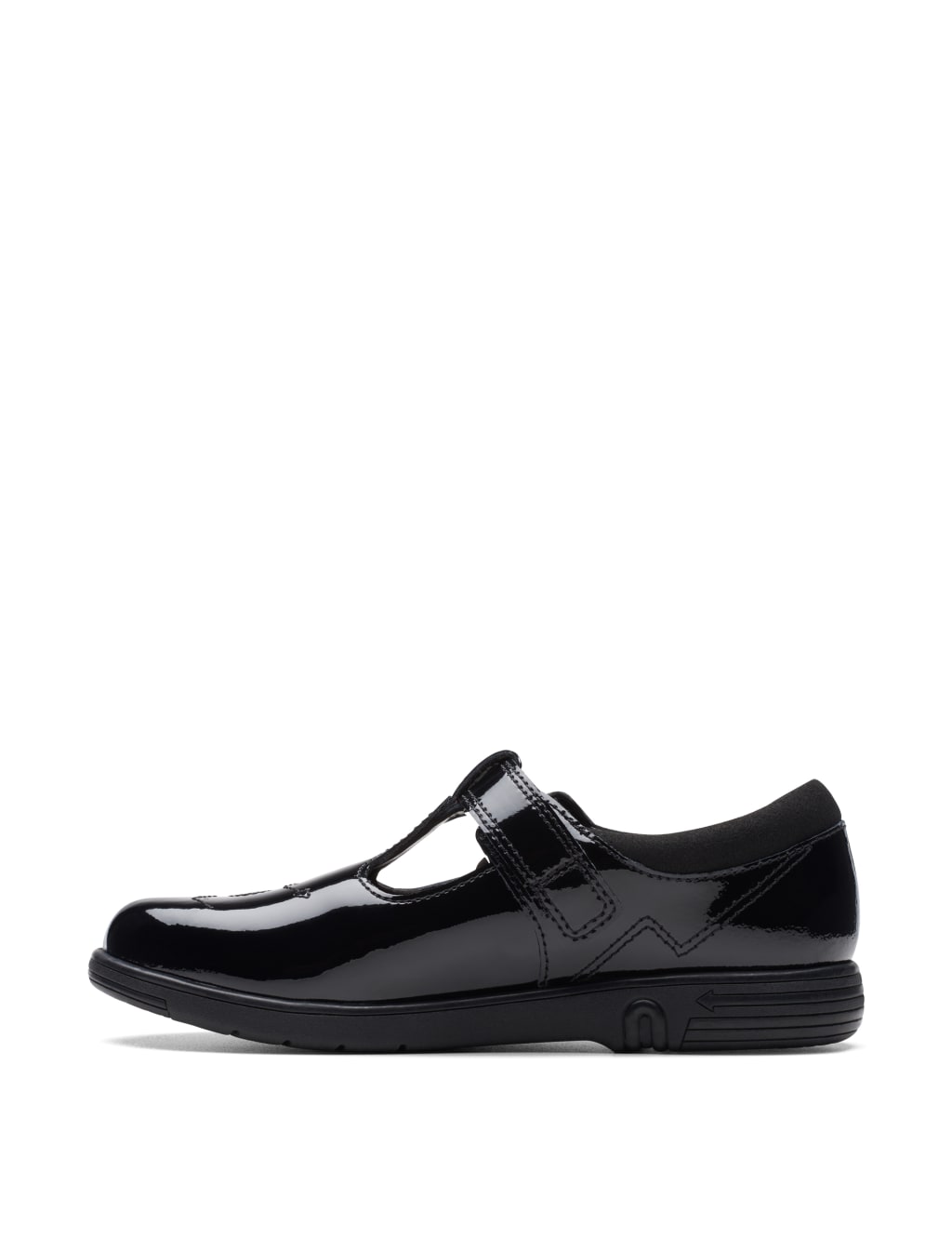 Kids' Patent Leather Riptape T-Bar Shoes (8 Small - 4 Large) 6 of 7