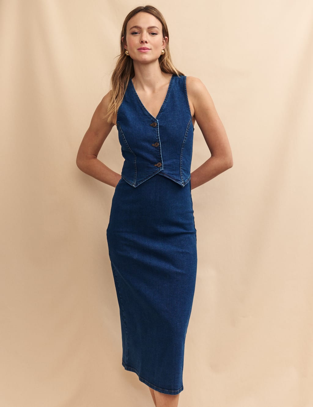 Blue bodycon dress best sale