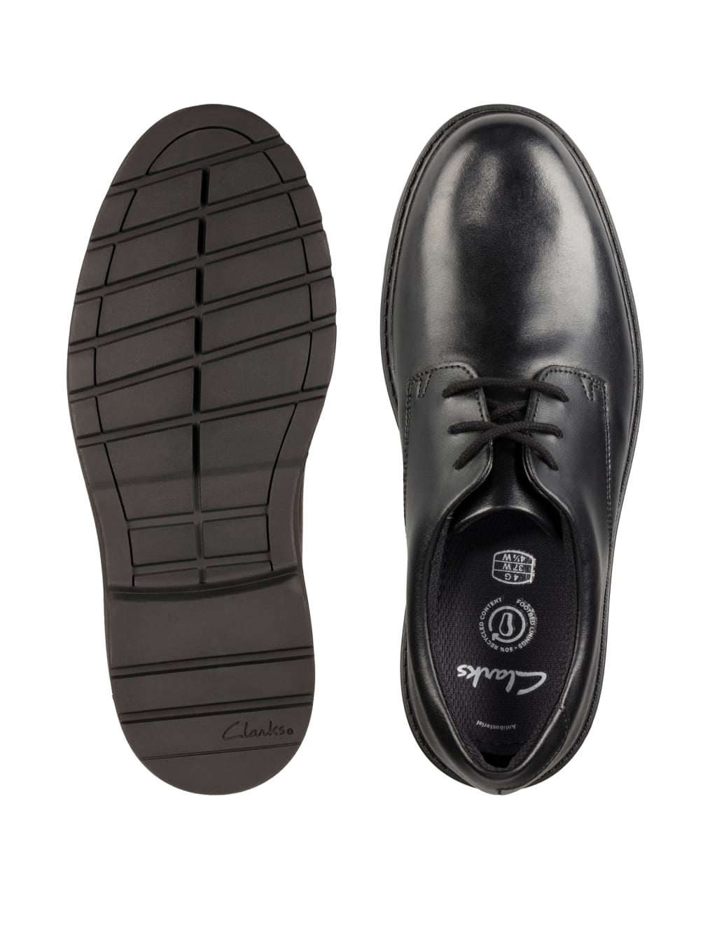 Kids' Leather Derby Shoes (3 Small - 8 Large) 5 of 7