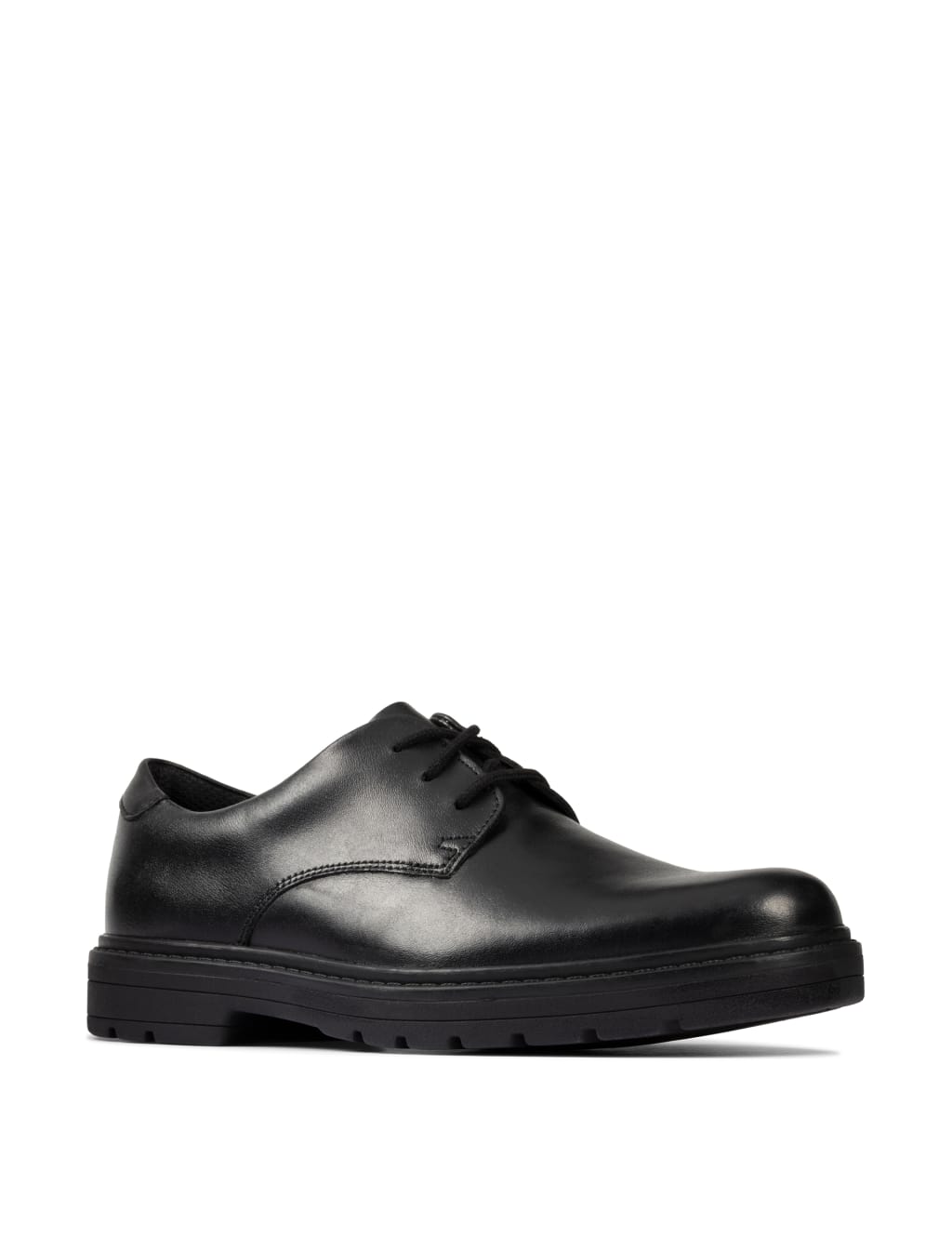 Kids' Leather Derby Shoes (3 Small - 8 Large) 2 of 7