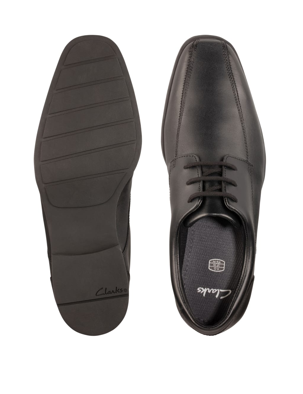 Kids' Leather Lace School Shoes (3 Small - 9 Small) 5 of 7