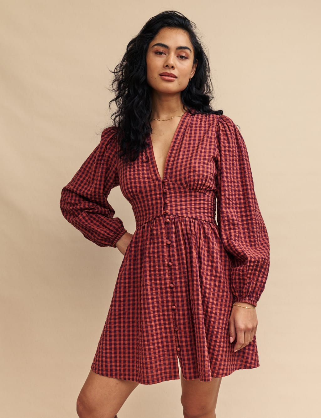 Tartan dress m&s cheap