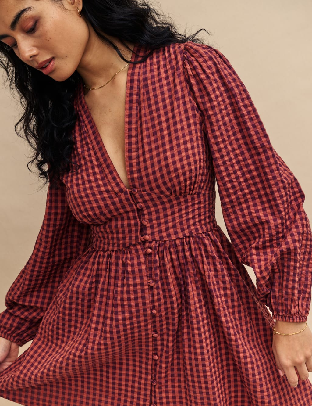 Wrap tea dress mini hot sale