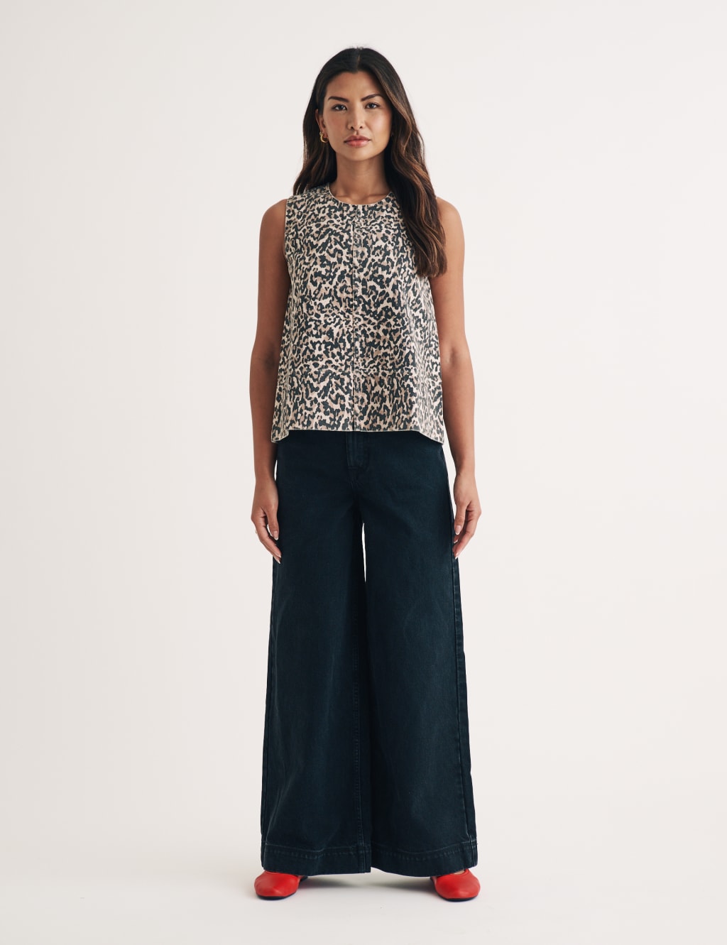 Denim Animal Print Top | Nobody's Child | M&S