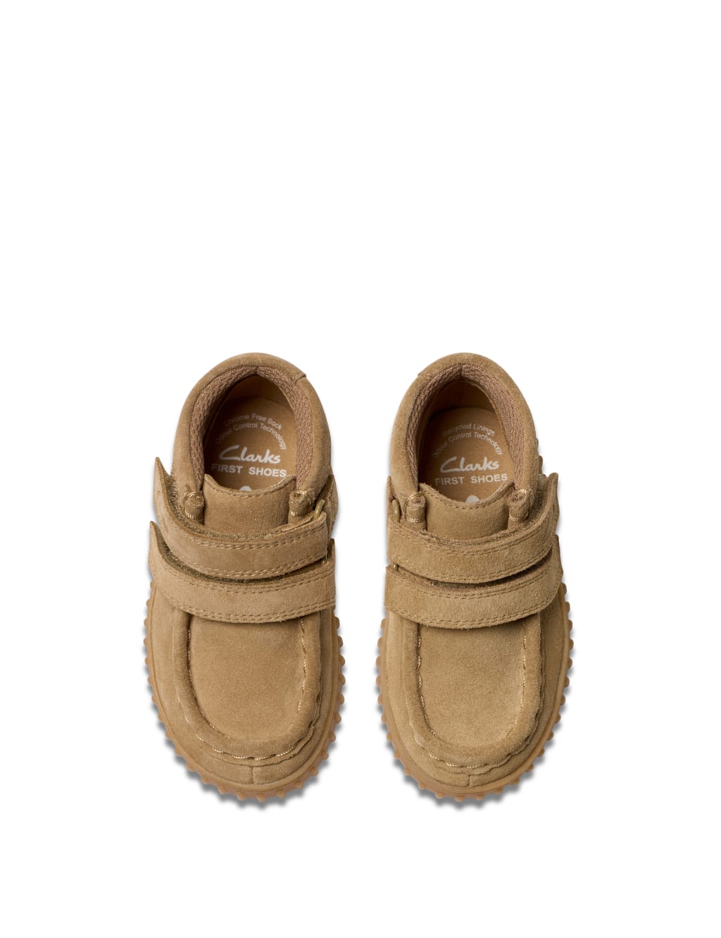 Kids Suede Riptape Ankle Boots 4 Small 6 Small Clarks M S