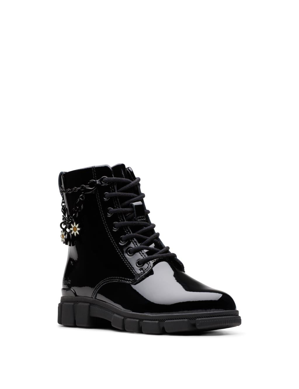 Clarks patent boots deals