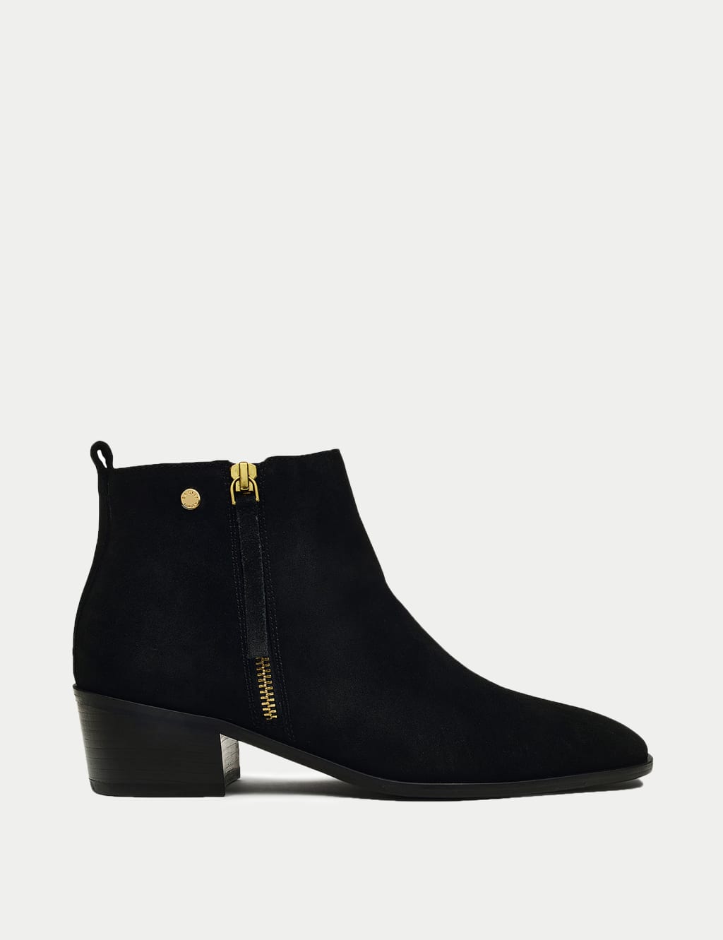 M&s black suede boots online