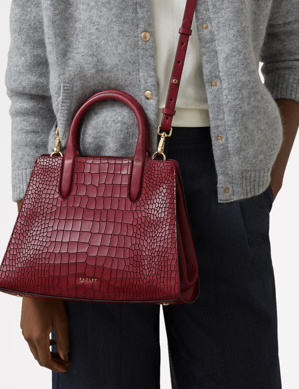 Glasshouse Leather Grab Bag Radley M S