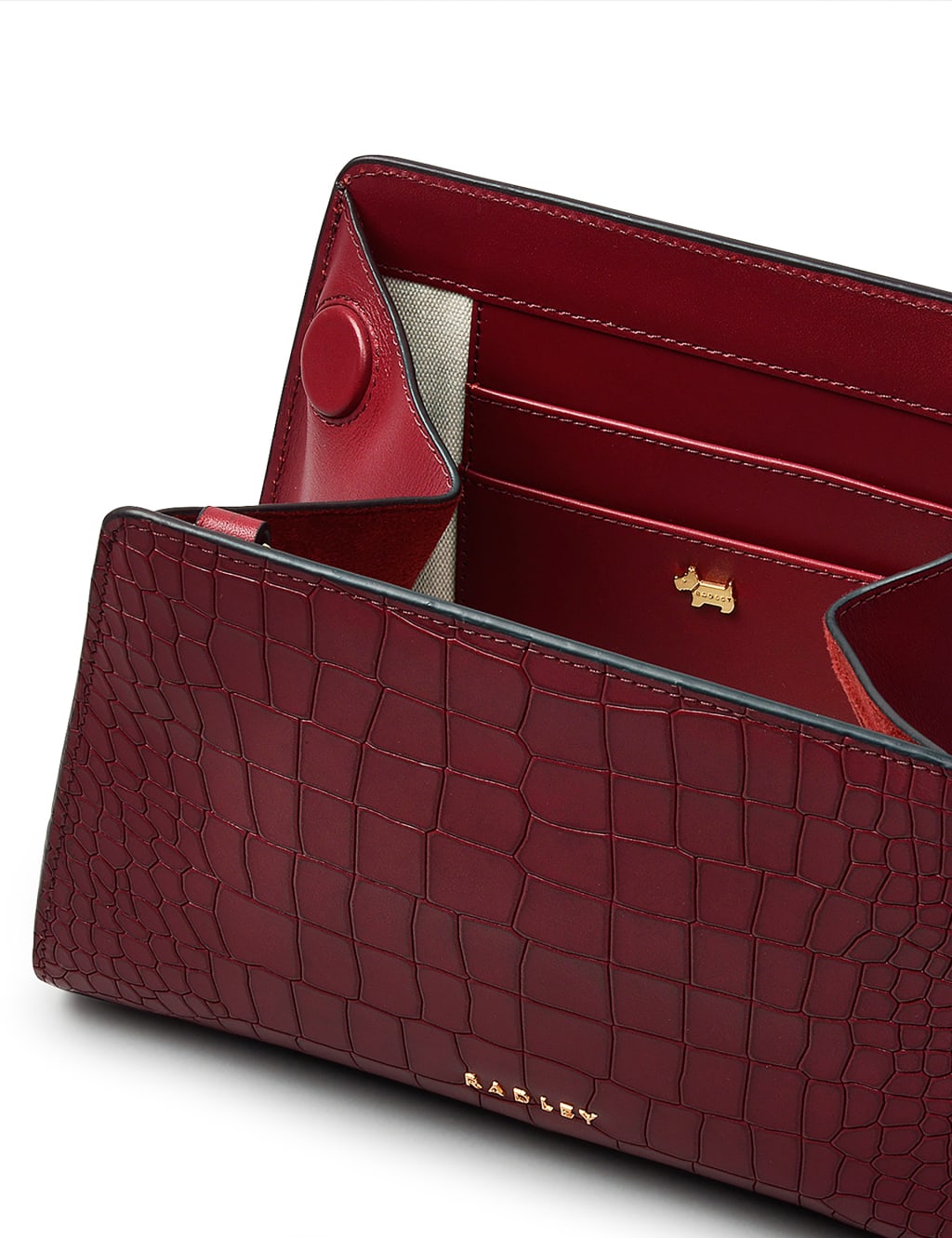 Glasshouse Leather Croc Effect Cross Body Bag Radley M S