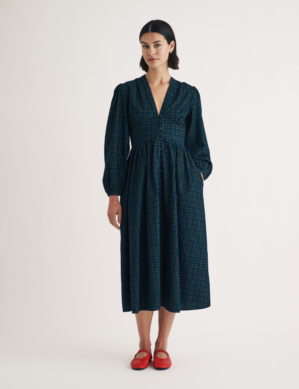 M&s check dress shop