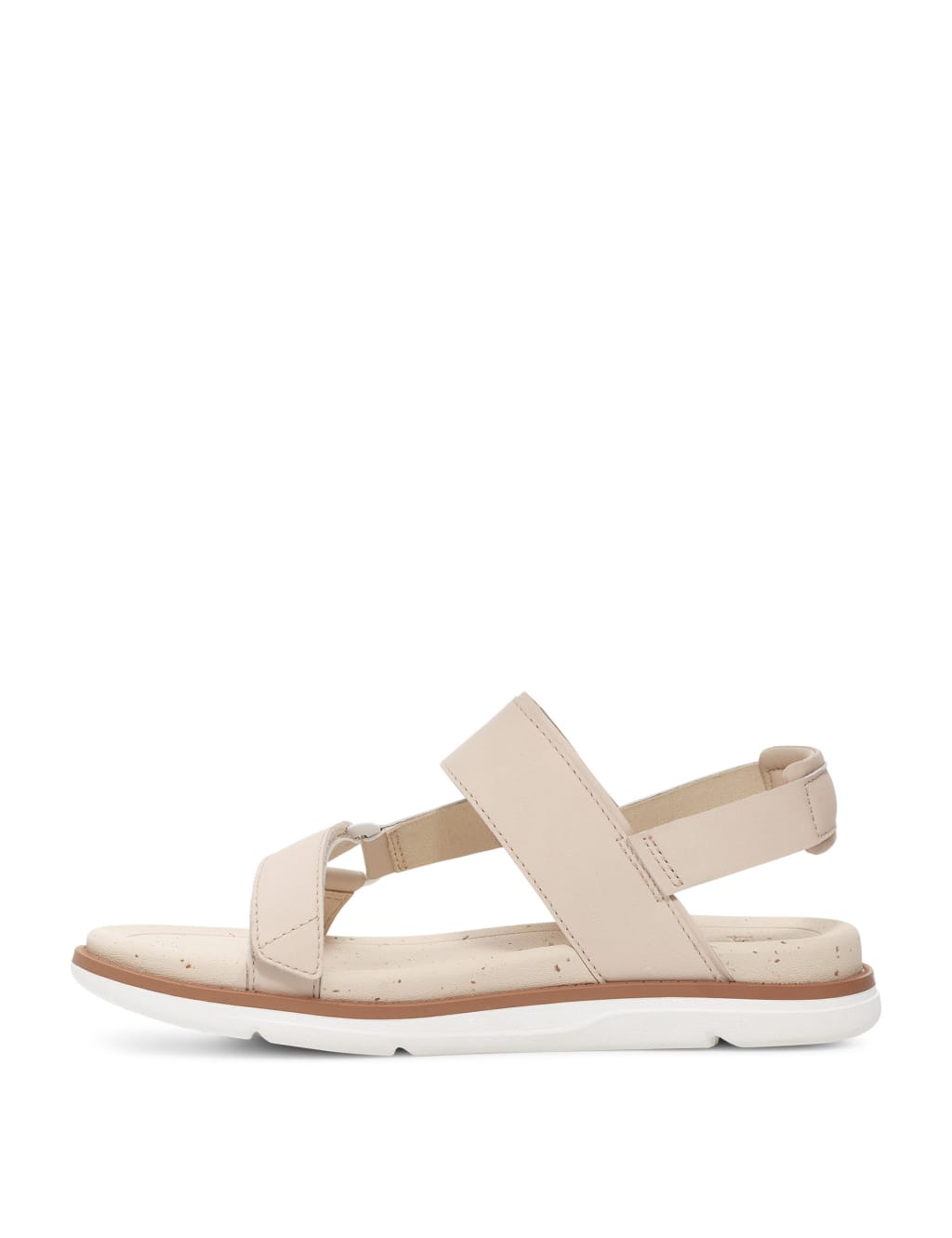 Madera Leather Flat Slingback Sandals