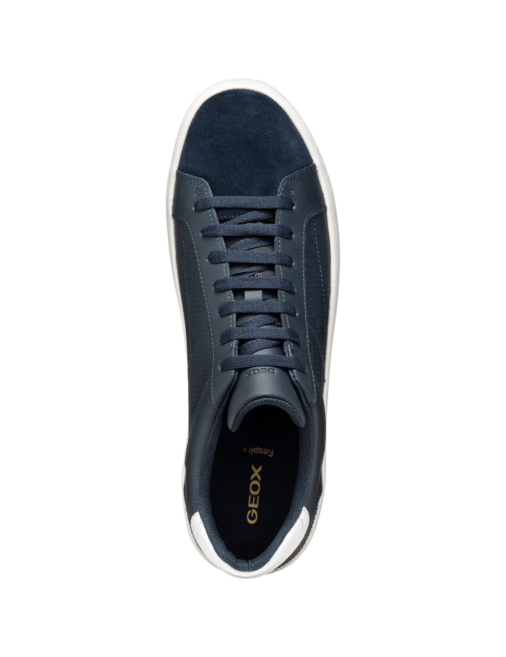 Wide Fit Leather Lace Up Trainers 5 of 6