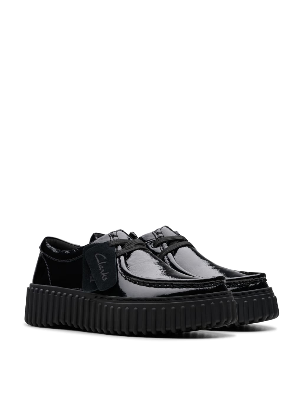 Clarks platform loafers deals
