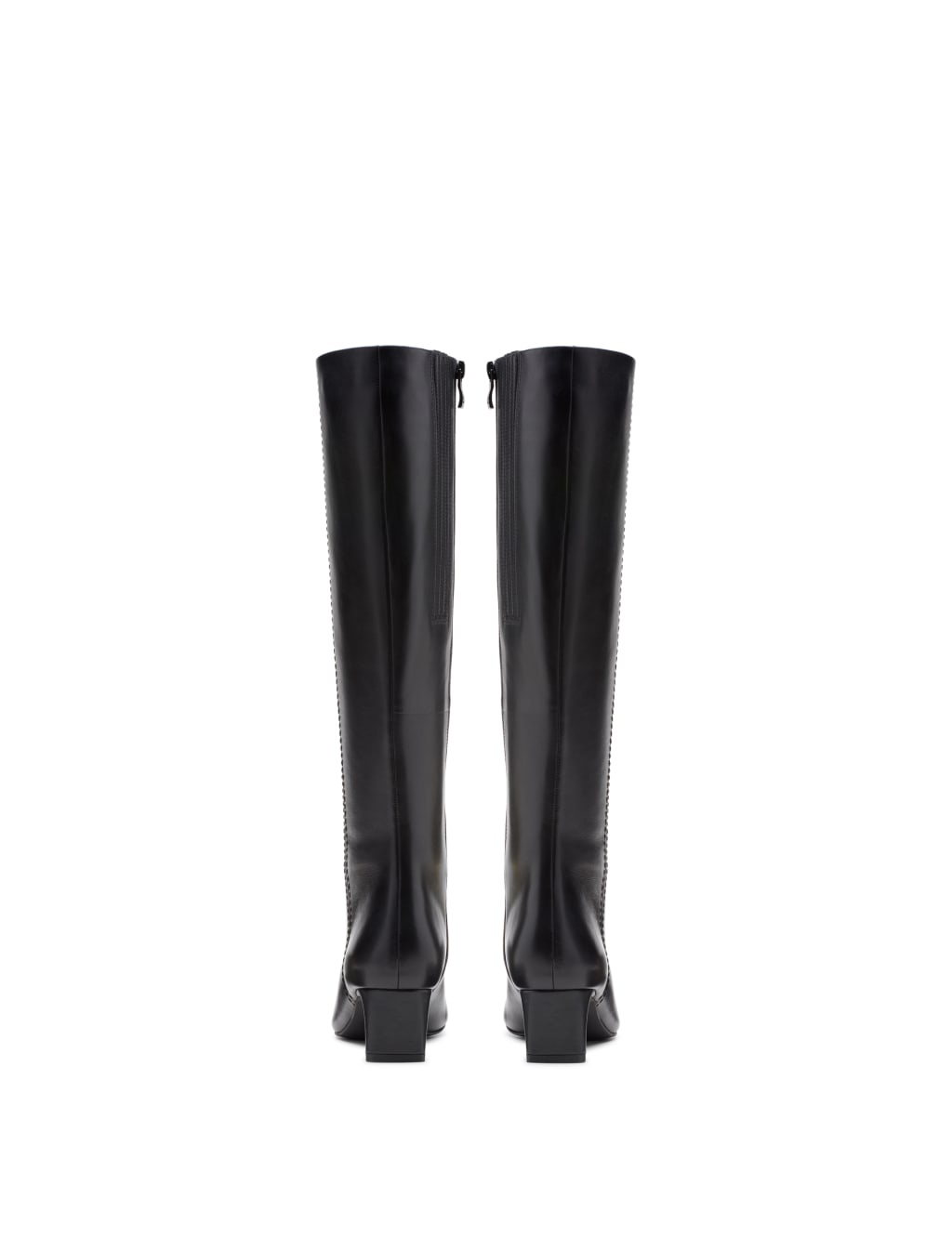 Leather Stiletto Heel Knee High Boots 5 of 7