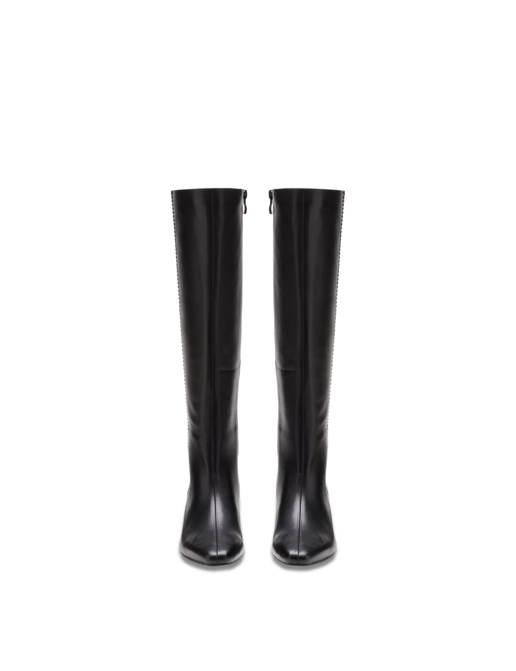 Leather Stiletto Heel Knee High Boots 6 of 7