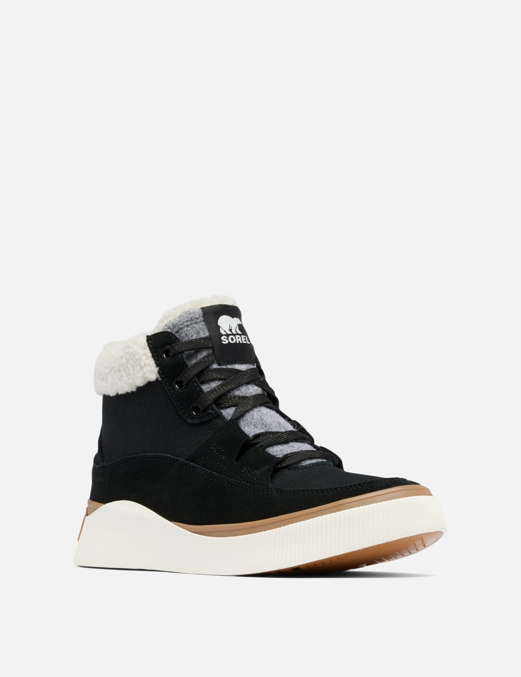 Leather Lace Up Flat Winter Boots Sorel M S