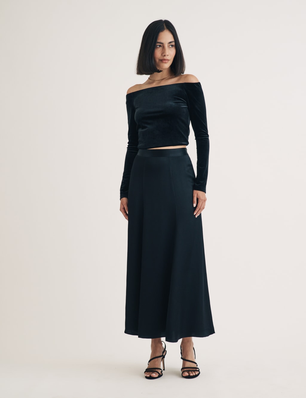 Pleated maxi skirt formal clearance