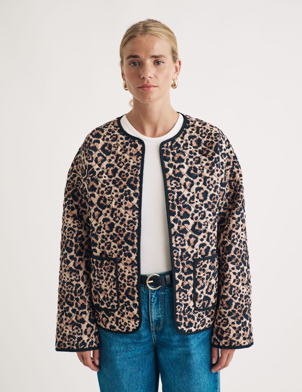 Cotton on leopard jacket hotsell