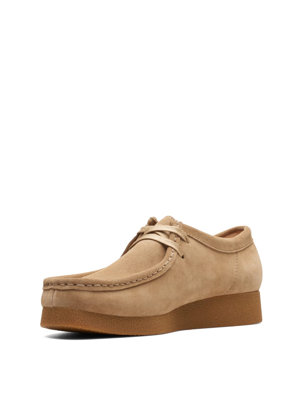 Wallabee Suede Flatform Shoes 4 of 7