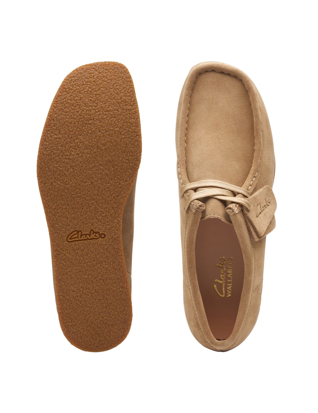Wallabee Suede Flatform Shoes 7 of 7