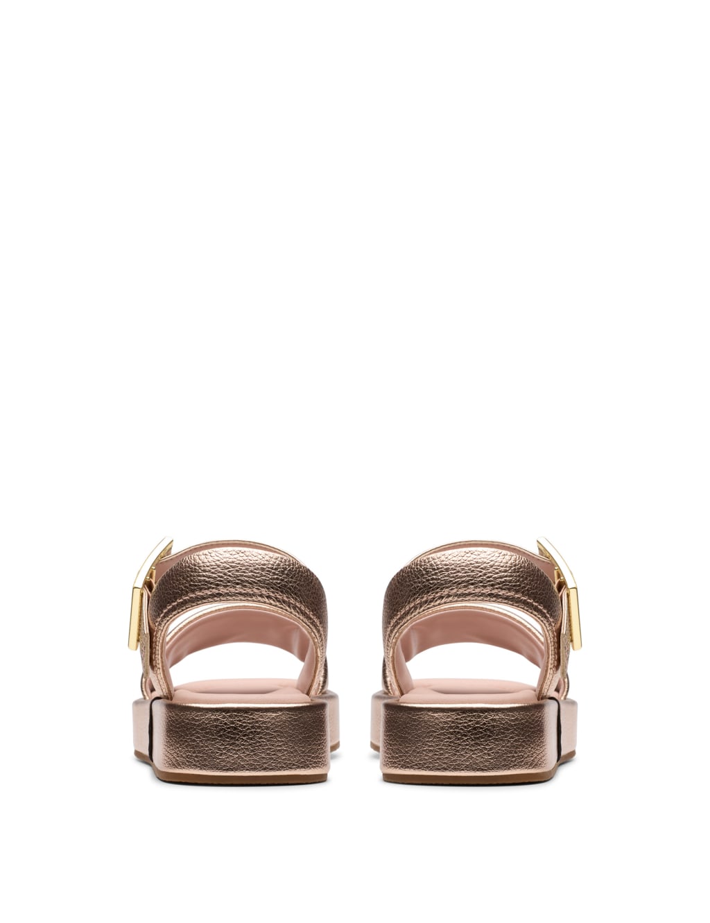 Leather Ankle Strap Flat Sandals 7 of 7
