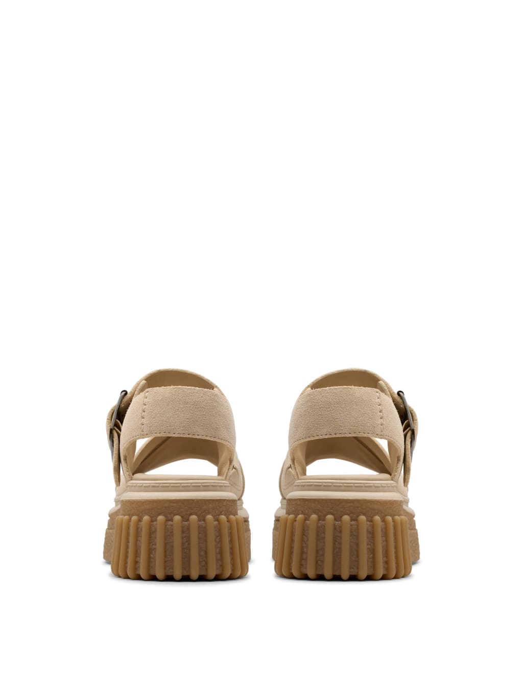Leather Crossover Ankle Strap Flatform Sandals 5 of 7