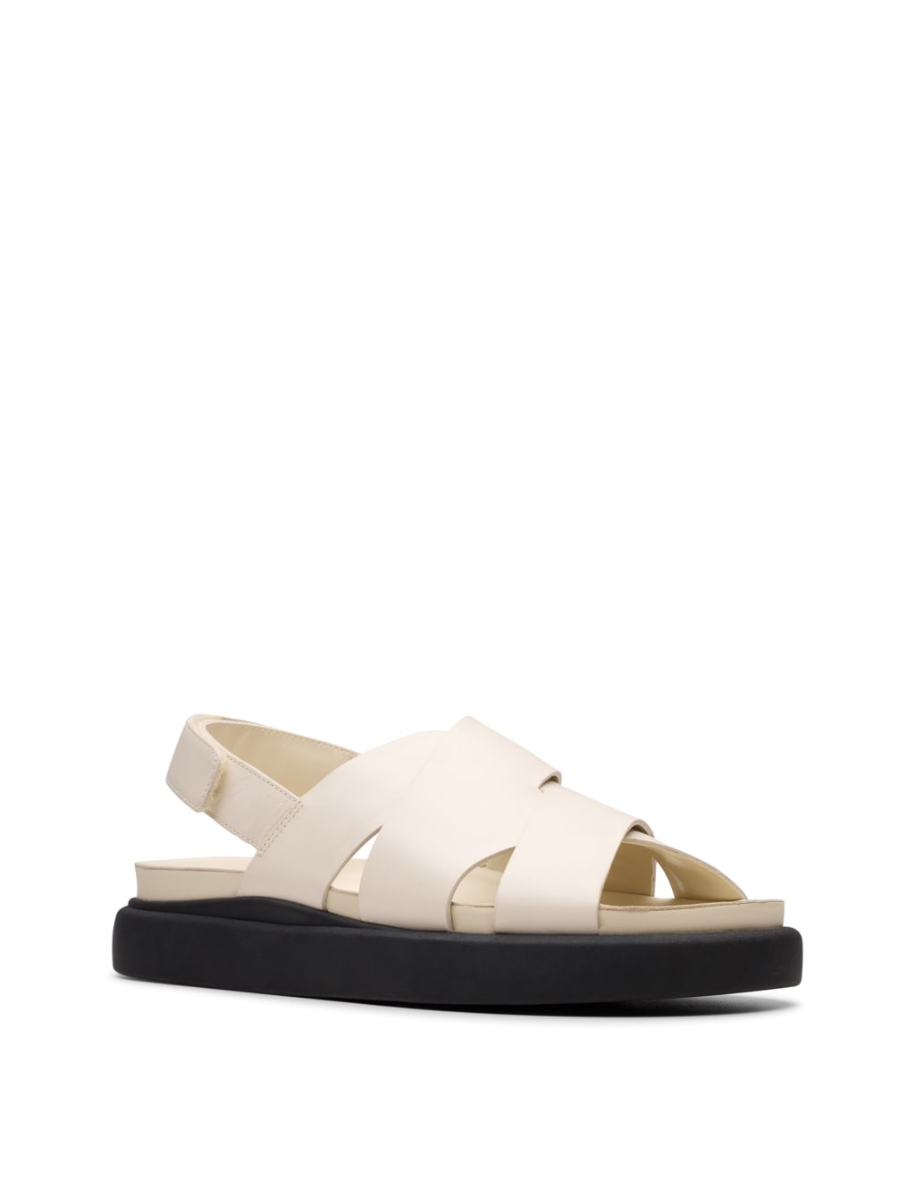 Leather Slingback Flat Sandals 3 of 7