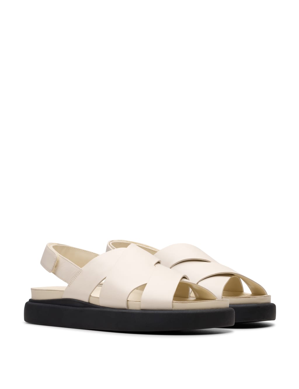 Leather Slingback Flat Sandals 2 of 7