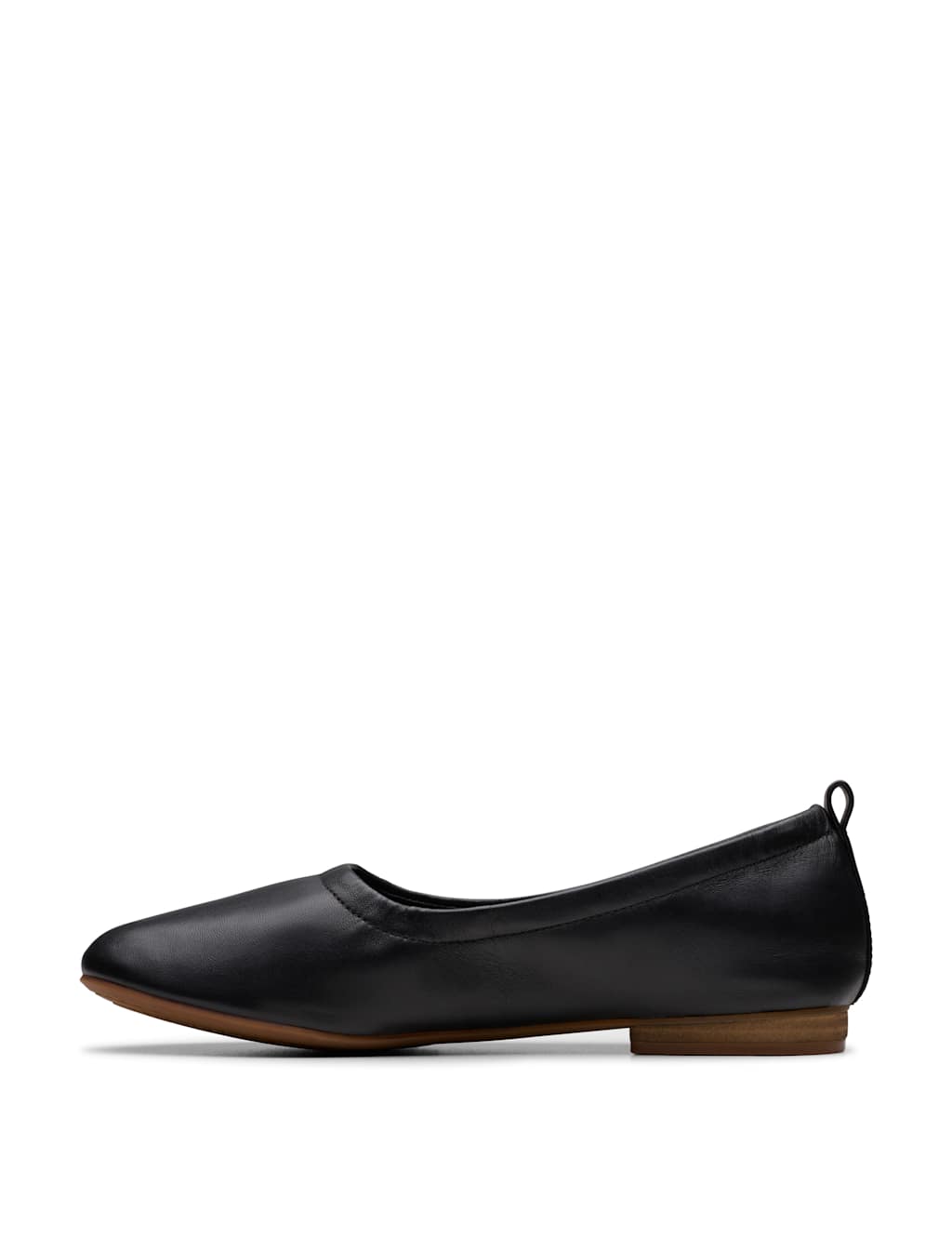 Wide Fit Leather Slip On Block Heel Pumps 3 of 7