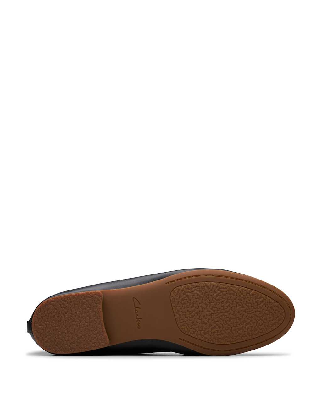 Wide Fit Leather Slip On Block Heel Pumps 4 of 7