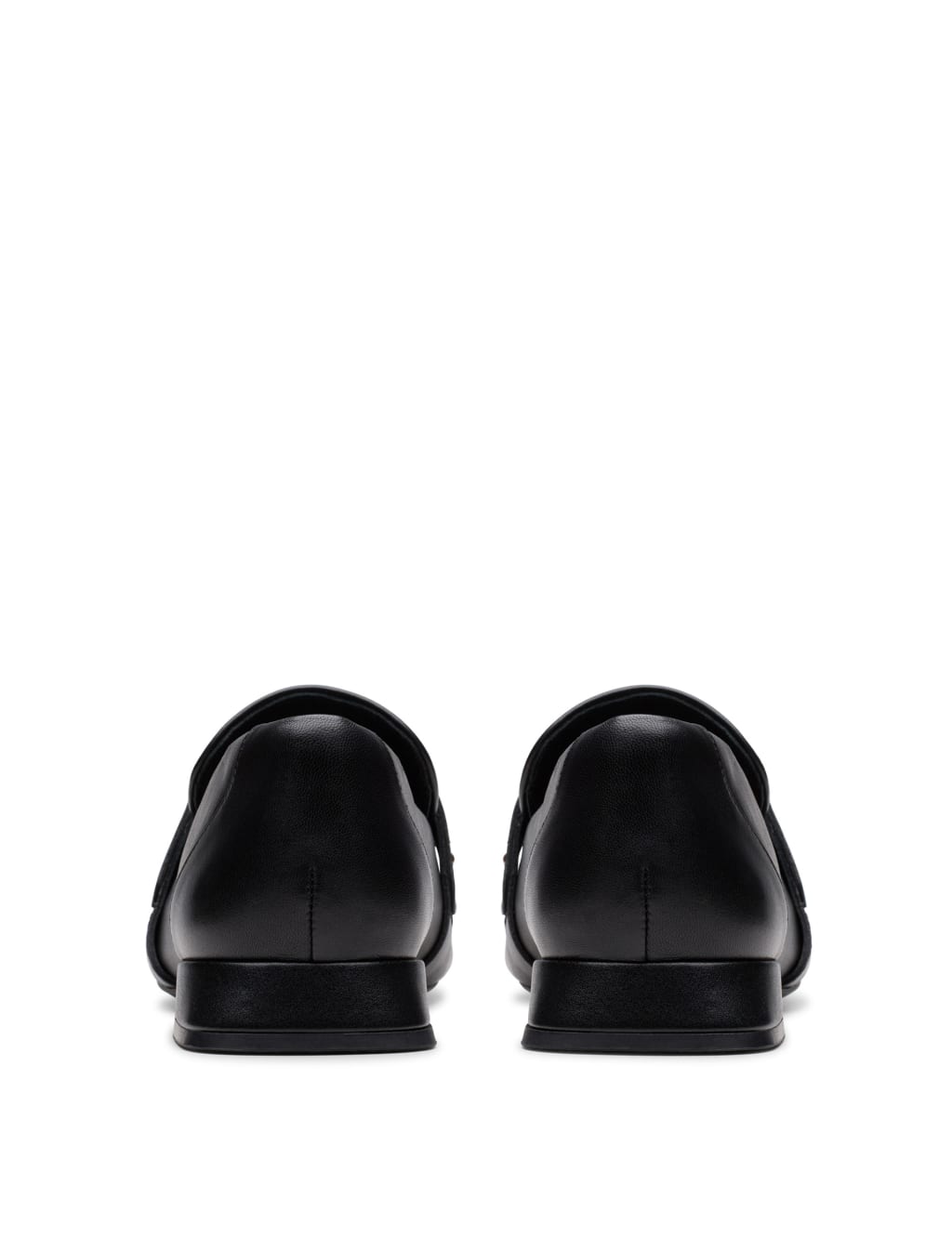 Leather Chain Detail Square Toe Loafers 7 of 7