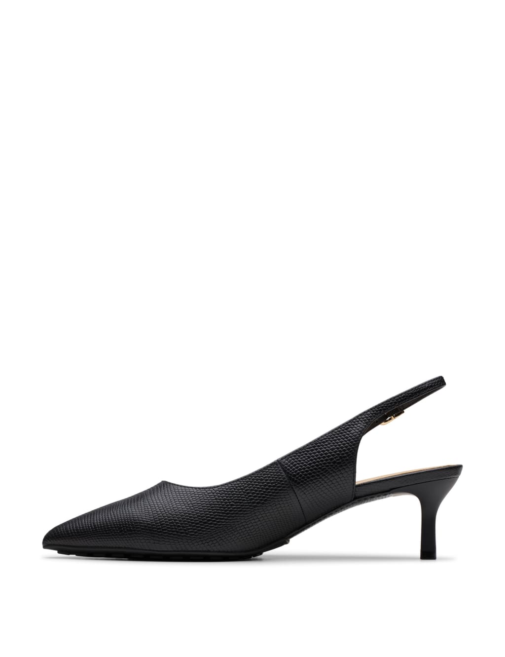 Leather Stiletto Heel Pointed Slingback Shoes 3 of 7