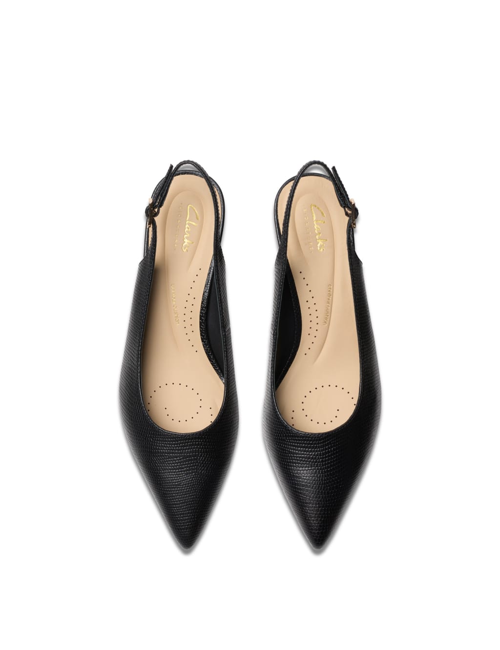 Leather Stiletto Heel Pointed Slingback Shoes 6 of 7