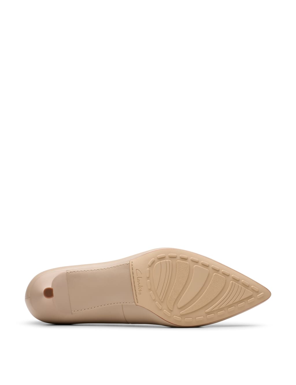 Leather Kitten Heel Pointed Court Shoes 4 of 7