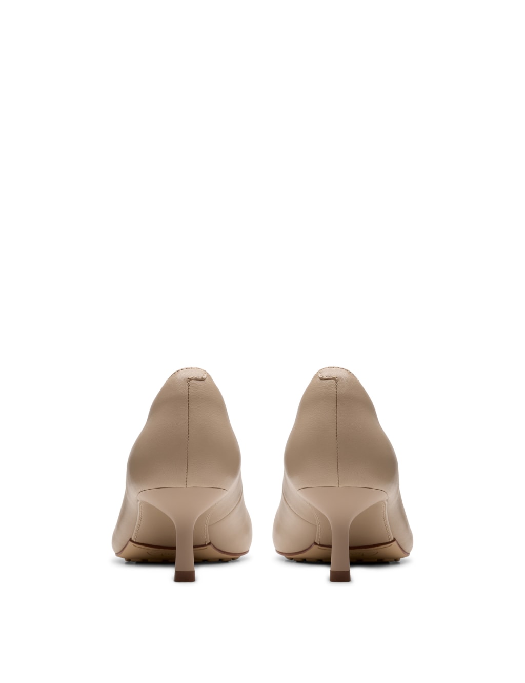 Leather Kitten Heel Pointed Court Shoes 5 of 7