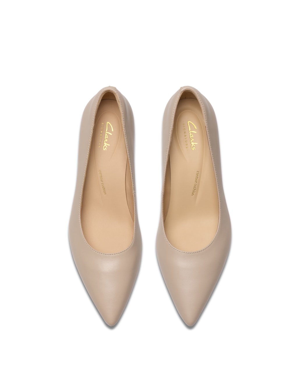 Leather Kitten Heel Pointed Court Shoes 6 of 7