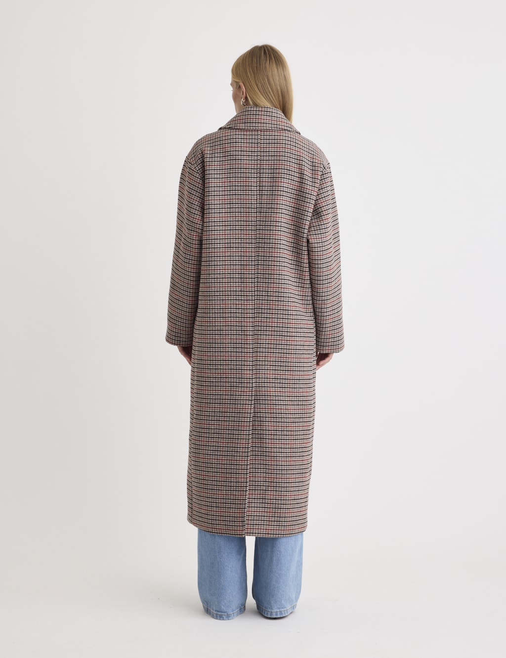 Checked tailored coat shop
