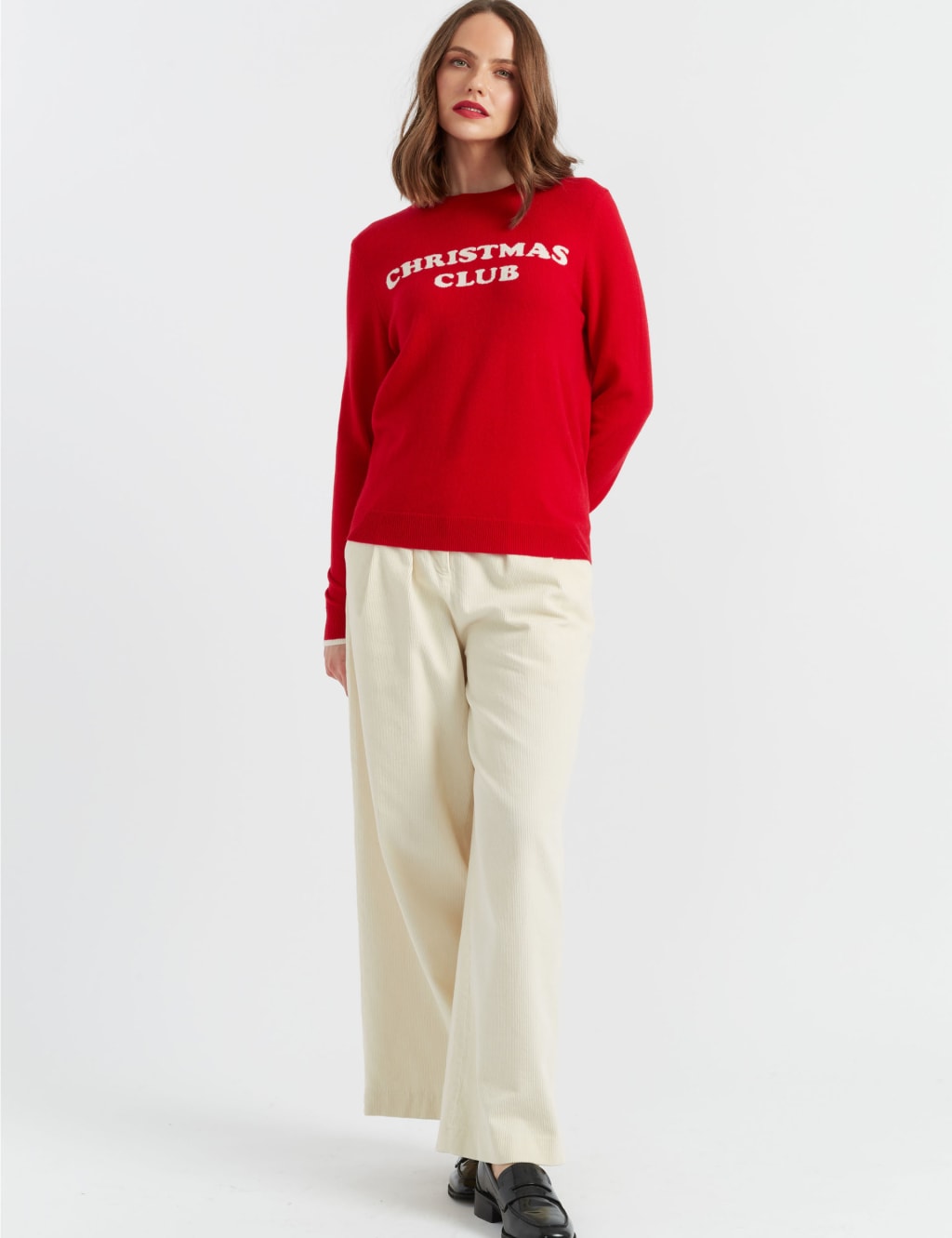 Womens slogan jumper top