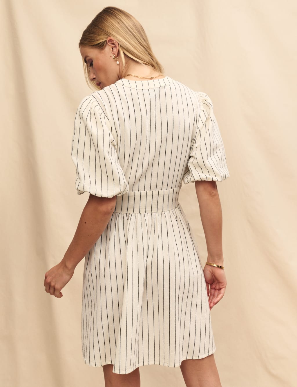 Striped tea dress on sale