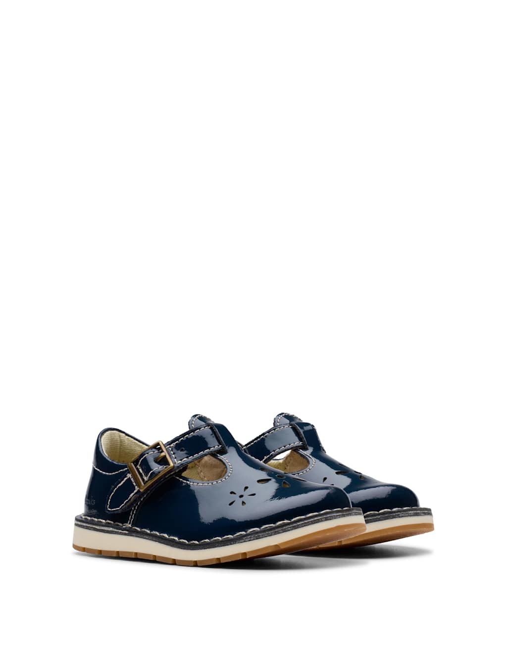 Kids' Leather T Bar Shoes (4 Small - 6 1/2 Small) 2 of 7