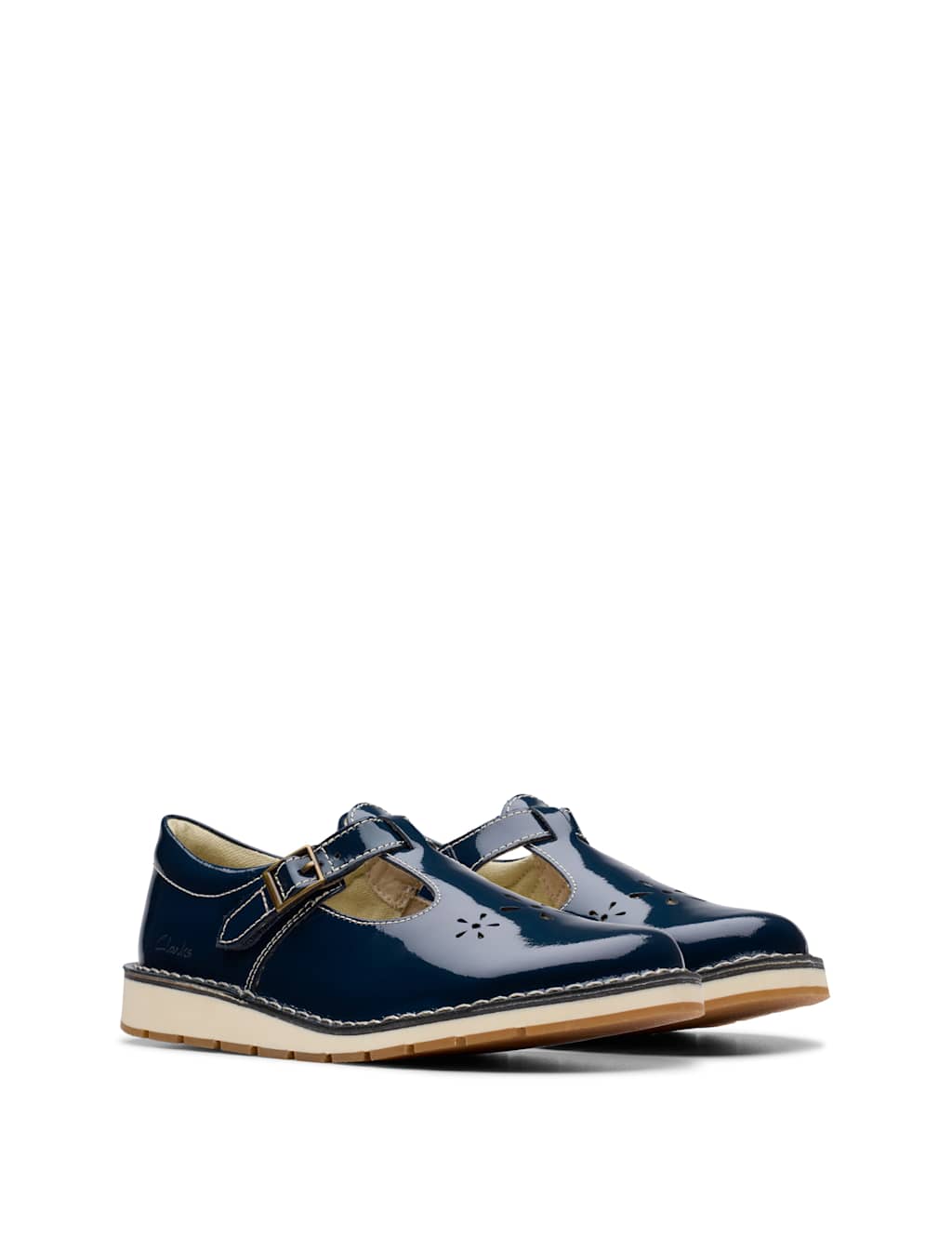 Kids' Leather T Bar Shoes (7 Small - 12 1/2 Small) 2 of 7