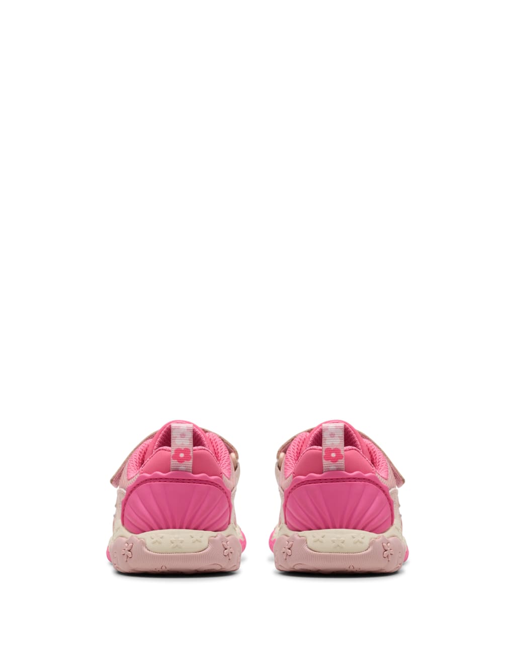 Kids’ Leather Floral Riptape Trainers (4 Small - 6½ Small) 5 of 8
