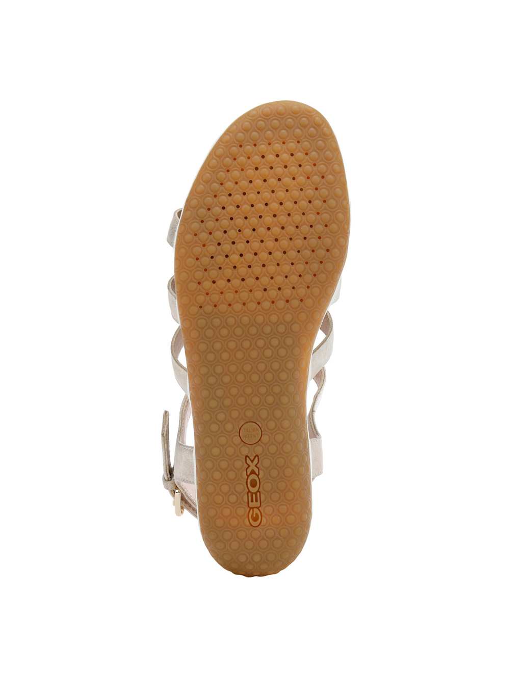 Leather Metallic Flat Sandals 7 of 7