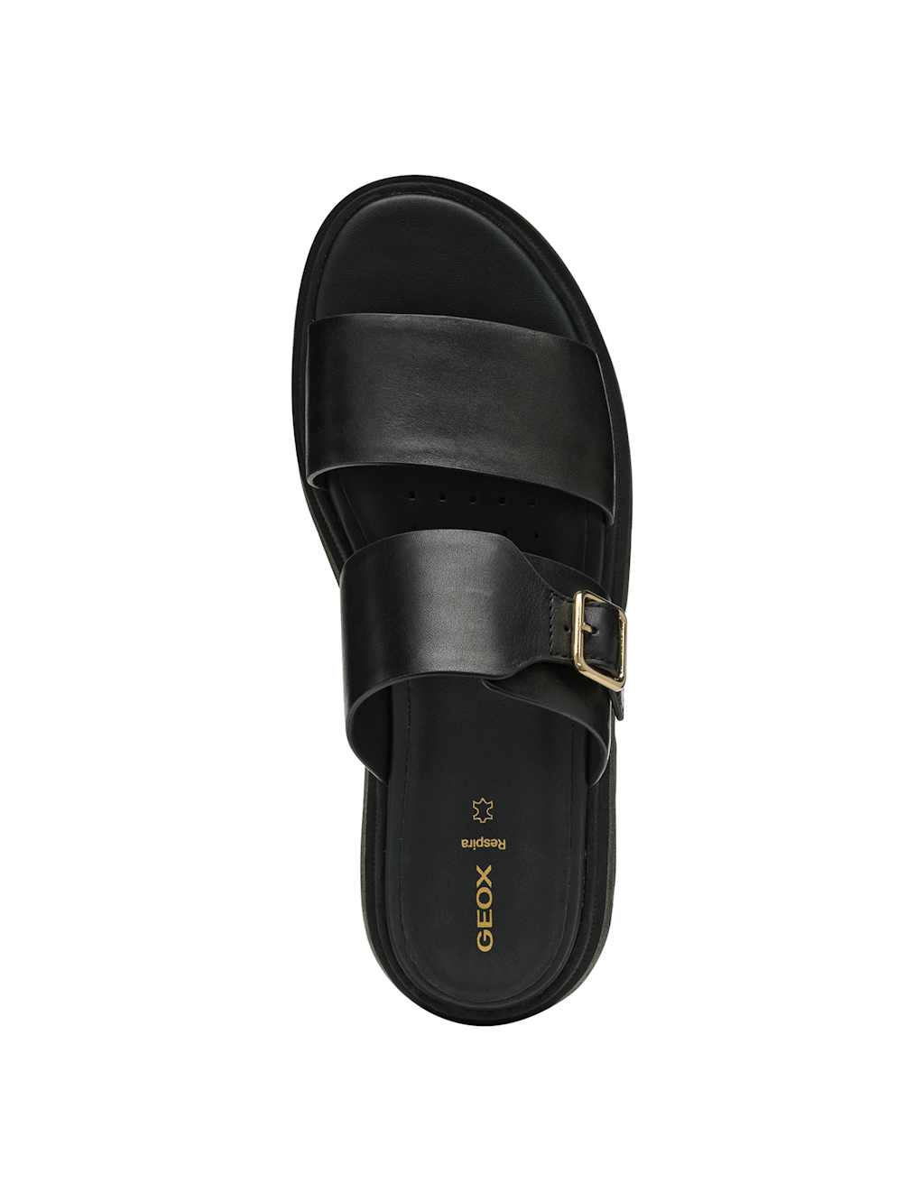Leather Buckle Flatform Sandals 5 of 6