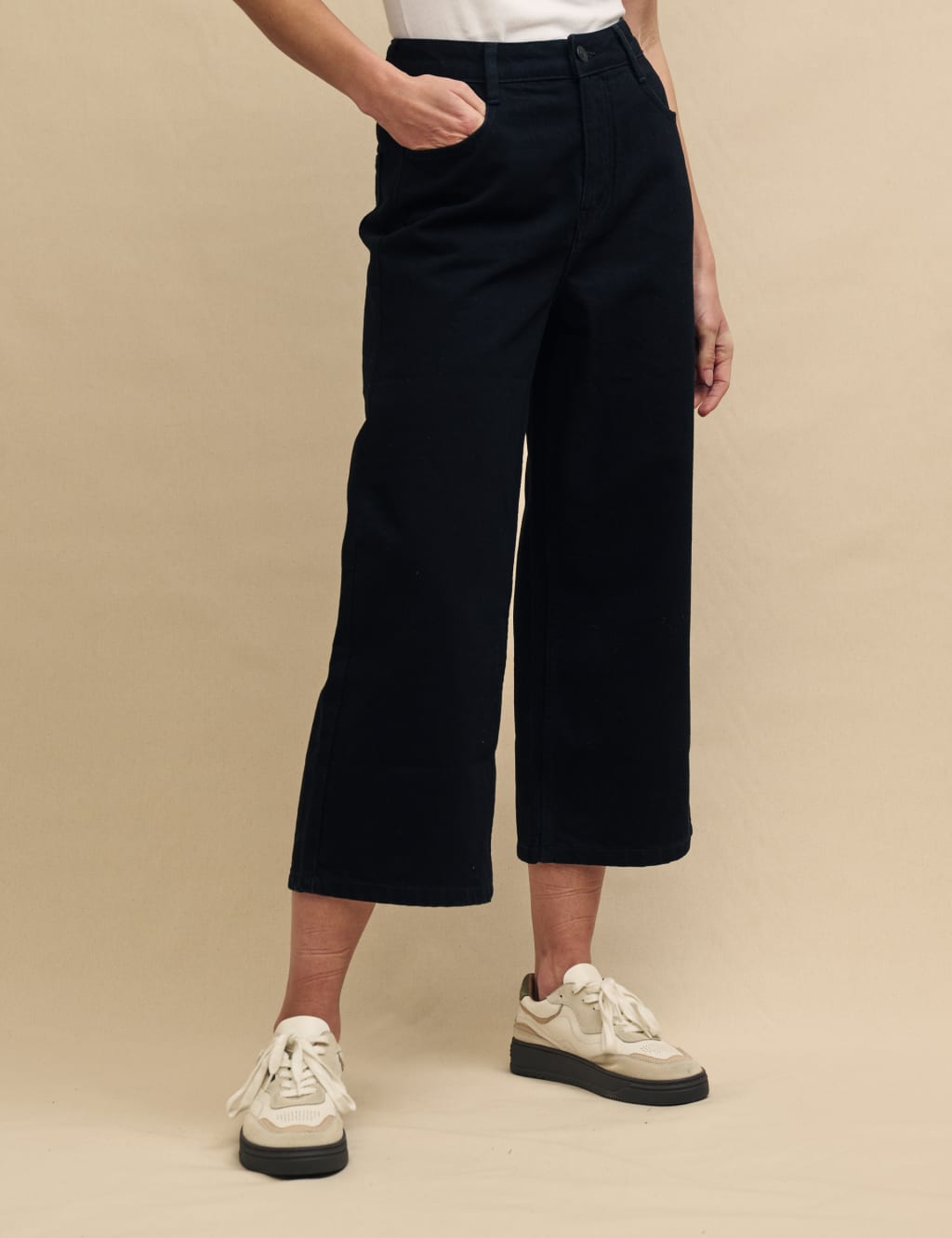 Cropped Wide Leg Jeans 2 of 4