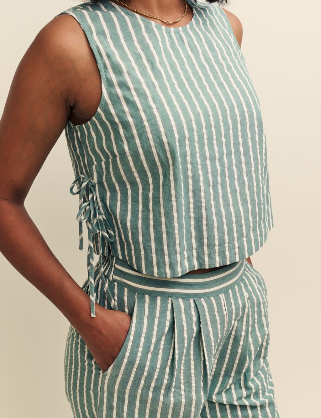 Calm & Cozy Stripe Top main image 1